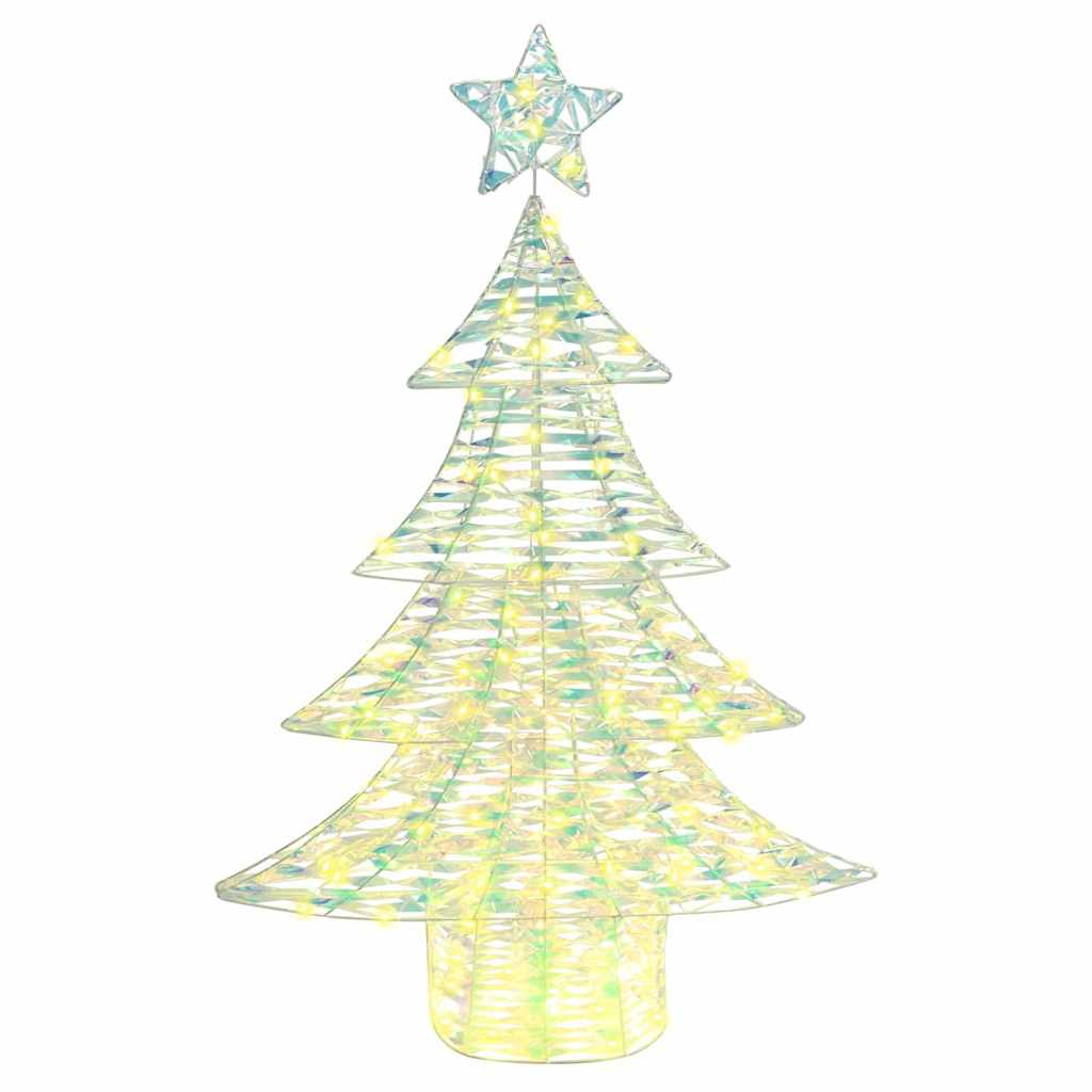 Juletræ 120 LED'er Varm hvid 120,5 cm PET