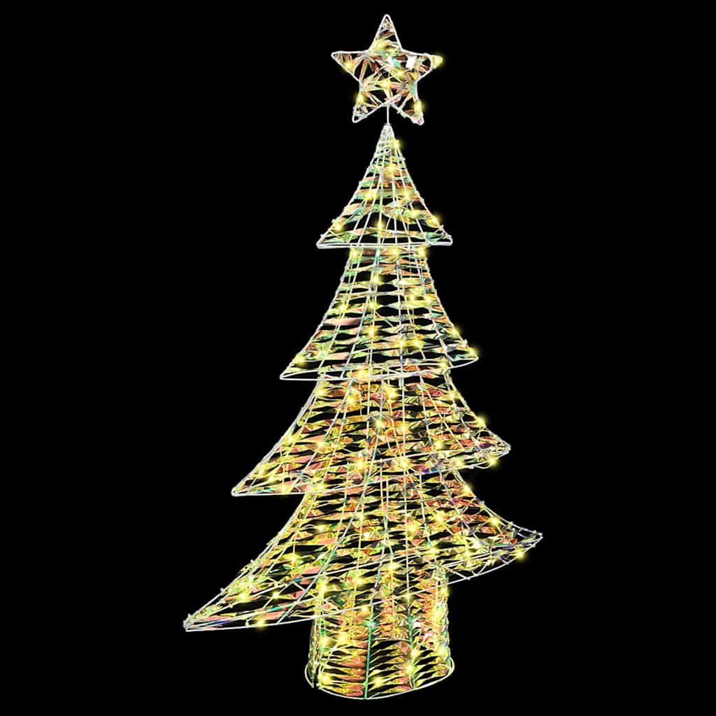 Juletræ 120 LED'er Varm hvid 120,5 cm PET