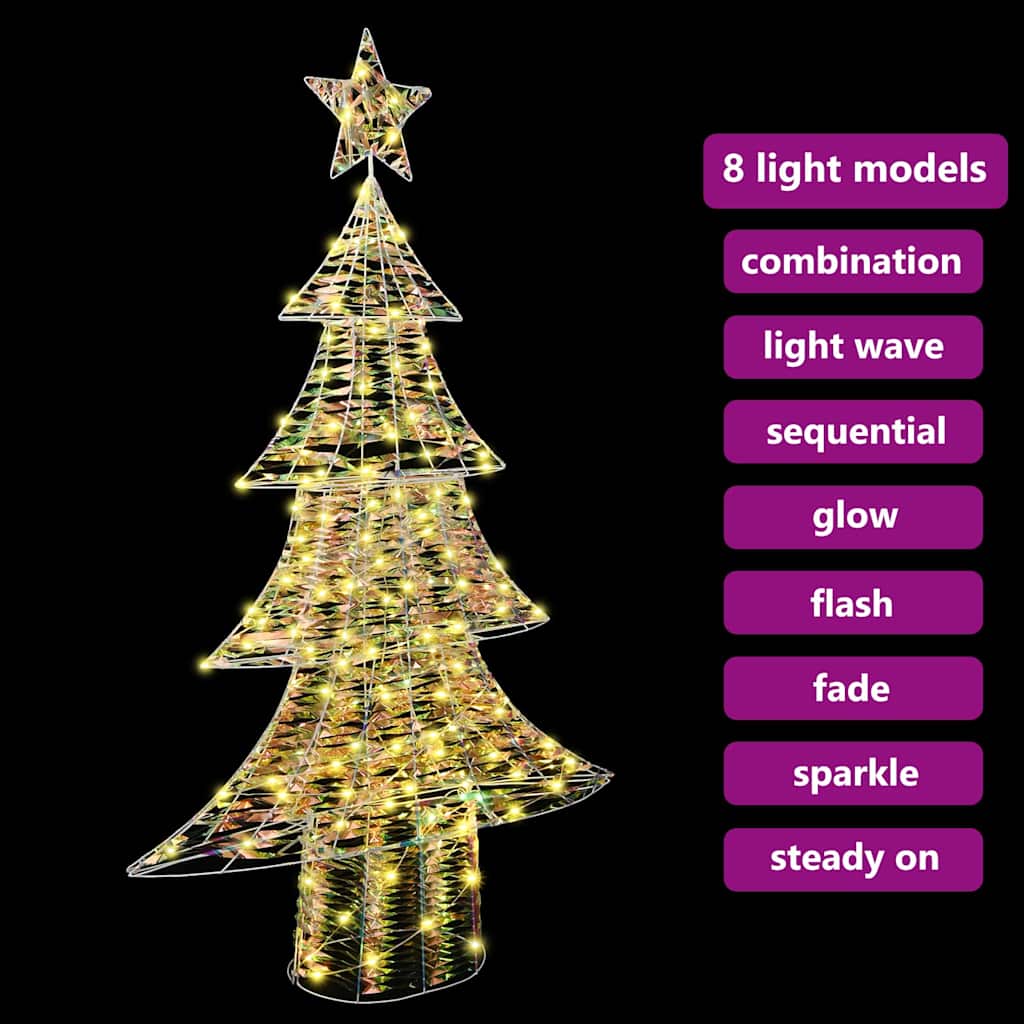 Juletræ 160 LED'er Varm hvid 150 cm PET