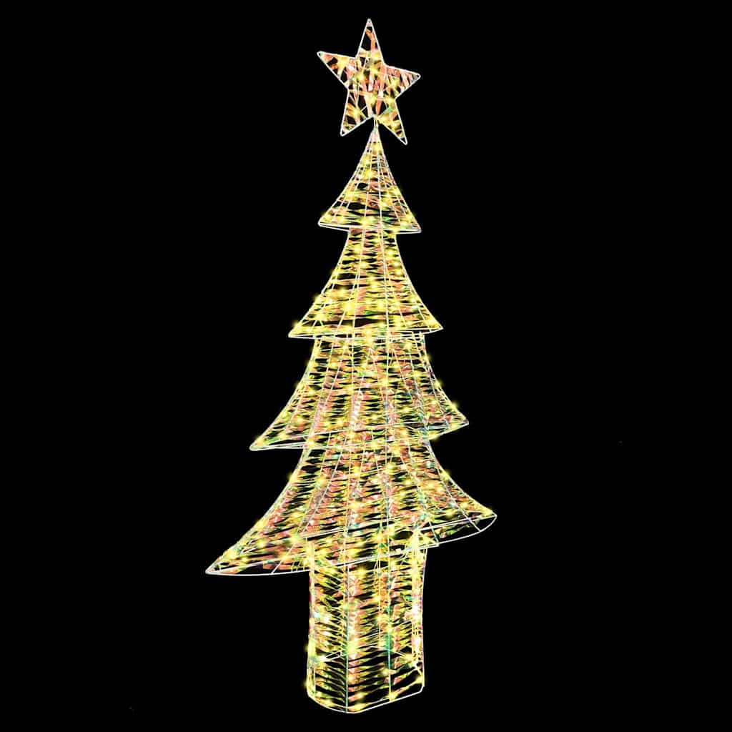 Juletræ 240 LED'er Varm hvid 181 cm PET