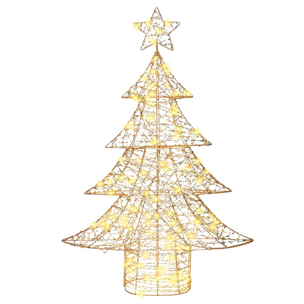 Juletræ 120 LED'er Varm hvid 120,5 cm PET