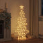 Juletræ 160 LED'er Varm hvid 151 cm PET