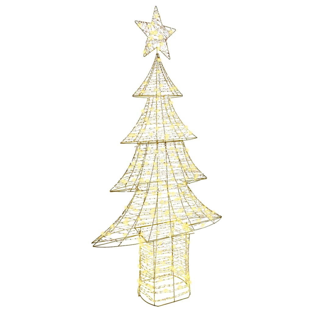 Juletræ 240 LED'er Varm hvid 181 cm PET