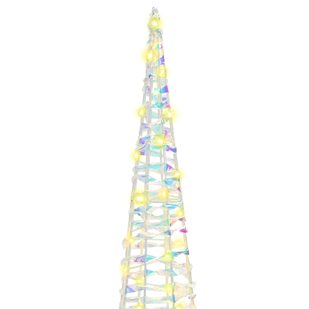 Juletræ 3 stk. 90 LED'er Varm hvid 20 x 20 x 80 cm PET