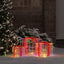 Gaveæske 3 stk. 60 LED'er Flerfarvet 20 x 20 x 20 cm Akryl
