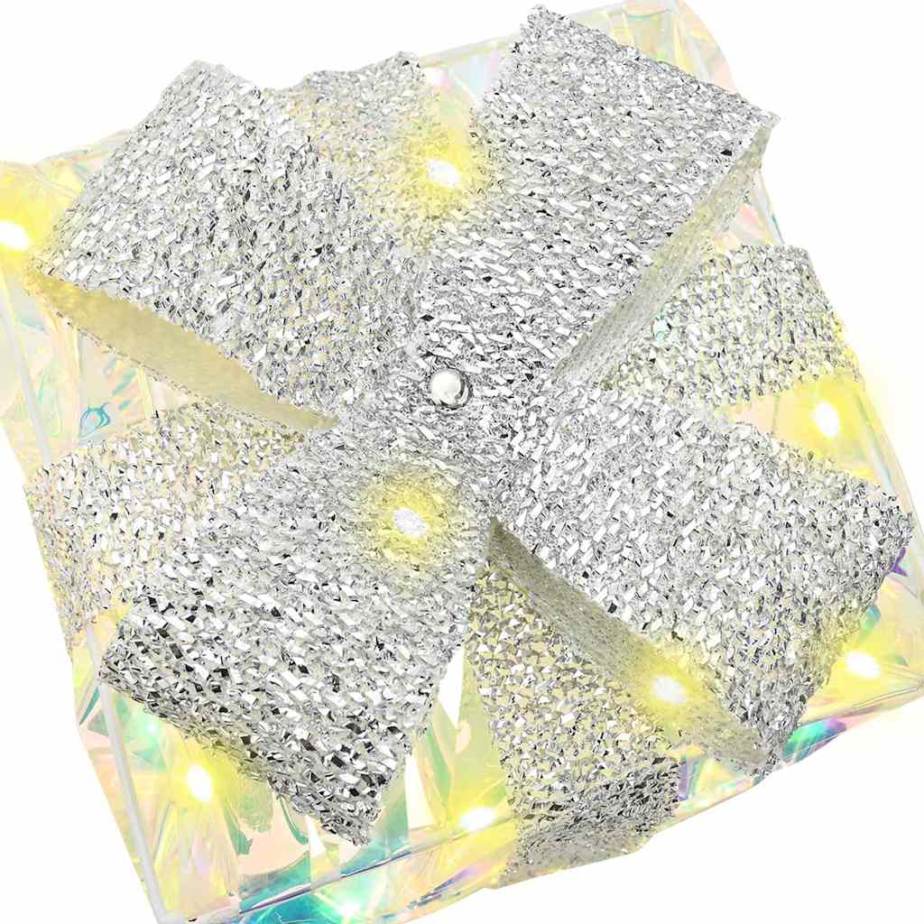 Lyst julegaveæske 3 stk. 150 LED'er Varm hvid