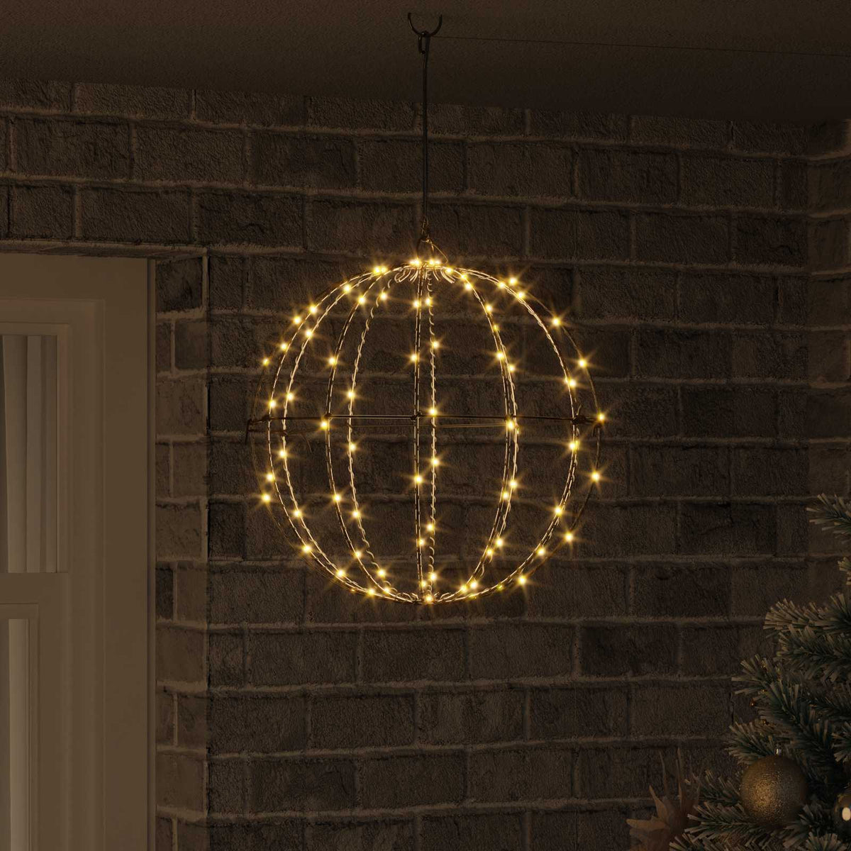 Bold Varm hvid 40 x 40 x 42 cm Metal 120 LED'er