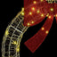 Krans 80 LED'er Varm hvid 92 x 92 x 9,5 cm Akryl