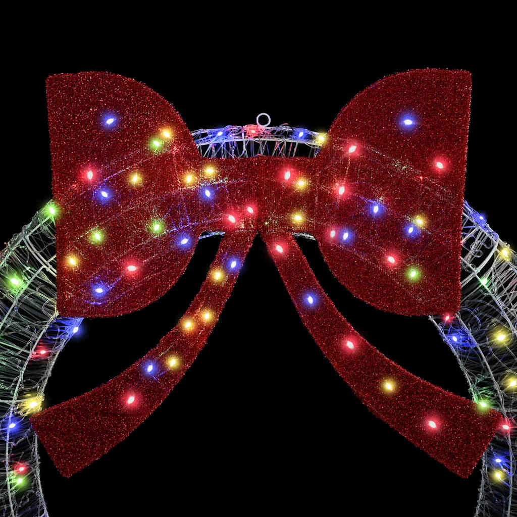 Krans 150 LED'er Flerfarvet 120 cm Akryl