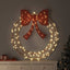Krans Varm hvid 120 x 120 x 10 cm PET 150 LED'er