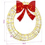 Krans Varm hvid 90 x 90 x 9 cm PET 80 LED'er