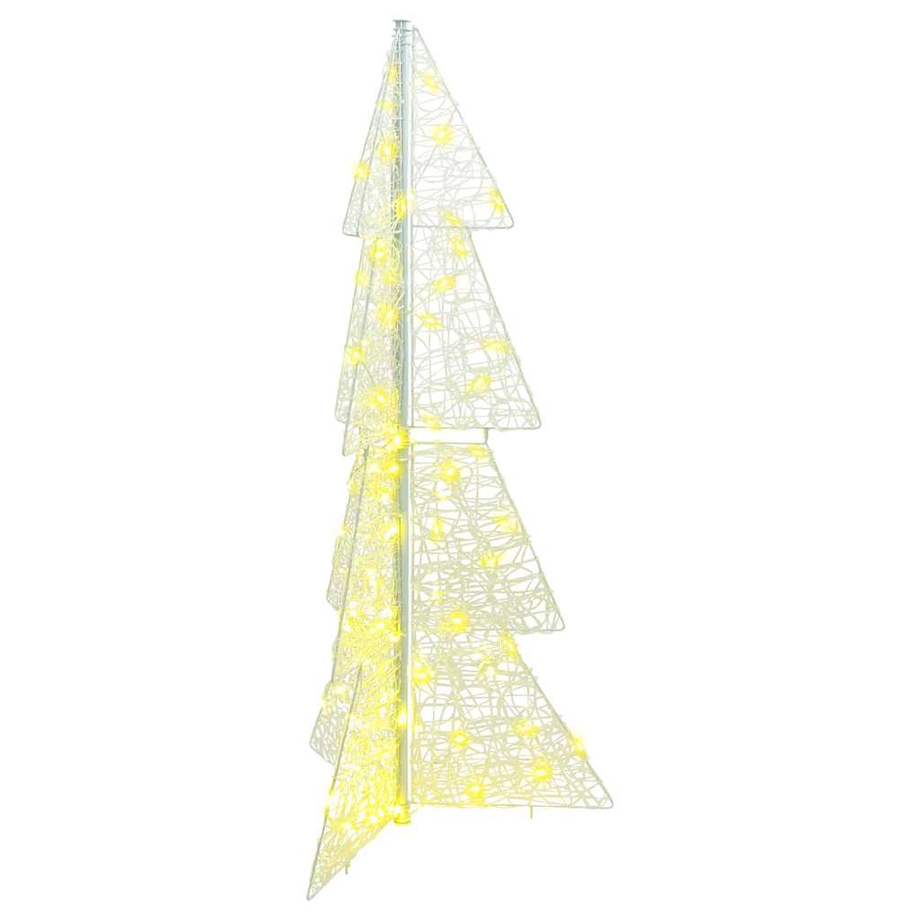 Juletræ 100 LED'er Varm hvid 120 cm Akryl