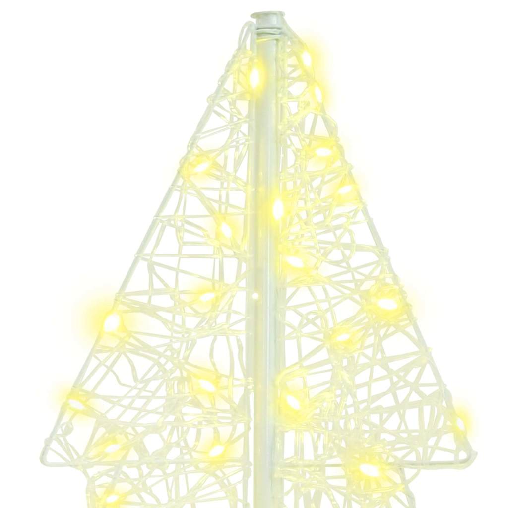 Juletræ 160 LED'er Varm hvid 150 cm Akryl