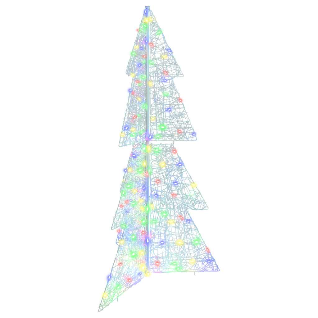 Juletræ 160 LED'er Flerfarvet 150 cm Akryl