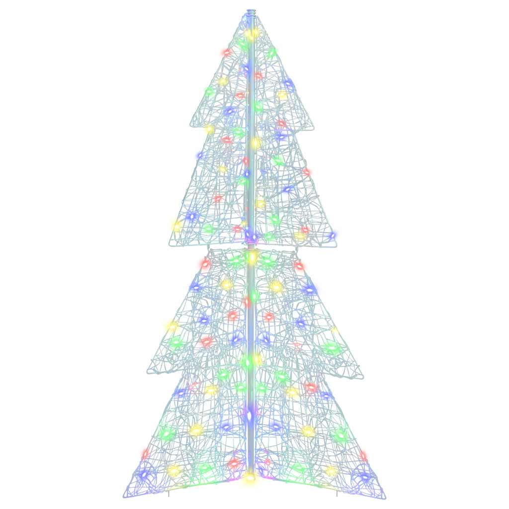Juletræ 160 LED'er Flerfarvet 150 cm Akryl
