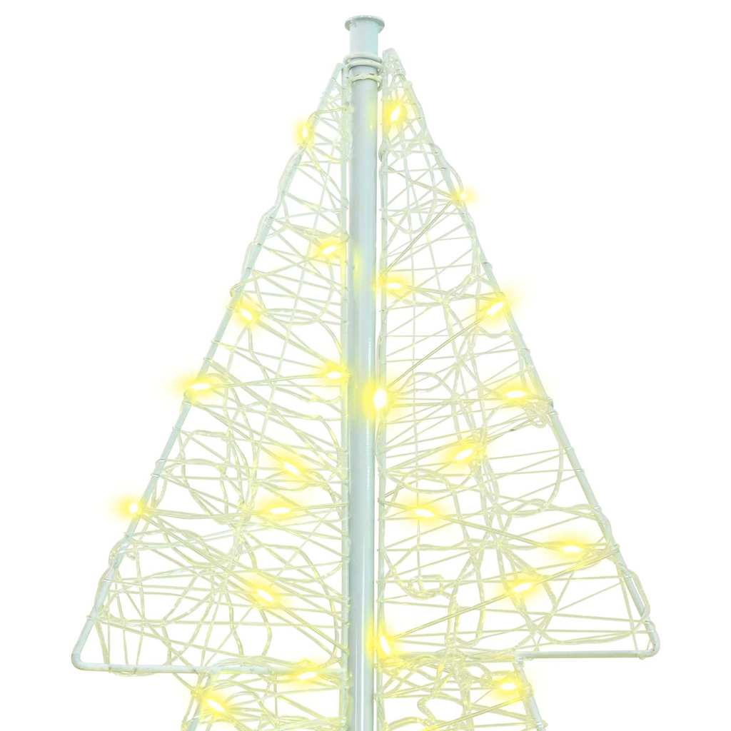 Juletræ 240 LED'er Varm hvid 180 cm Akryl