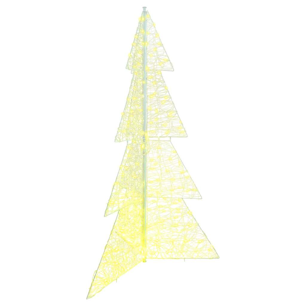 Juletræ 240 LED'er Varm hvid 180 cm Akryl