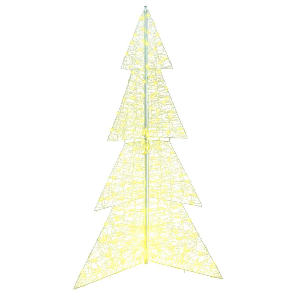 Juletræ 240 LED'er Varm hvid 180 cm Akryl