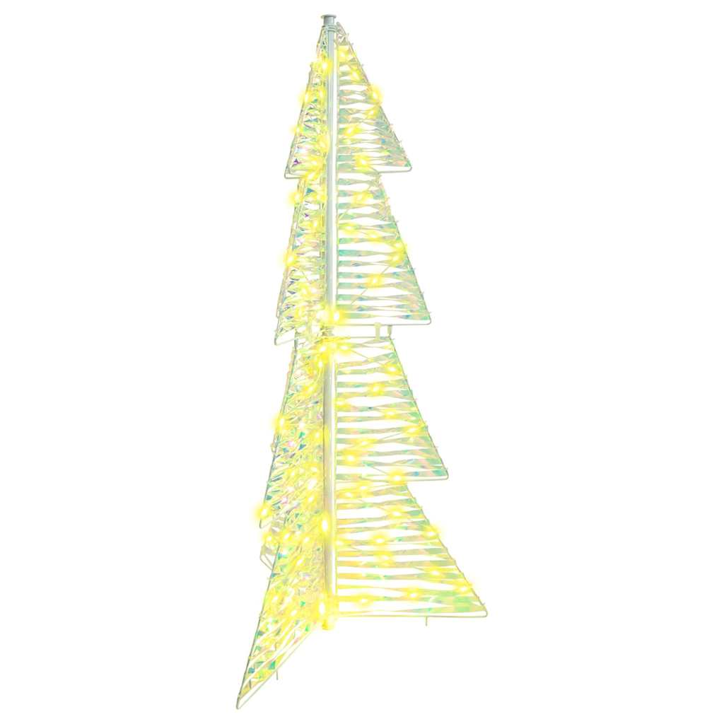 Juletræ 100 LED'er Varm hvid 120 cm PET