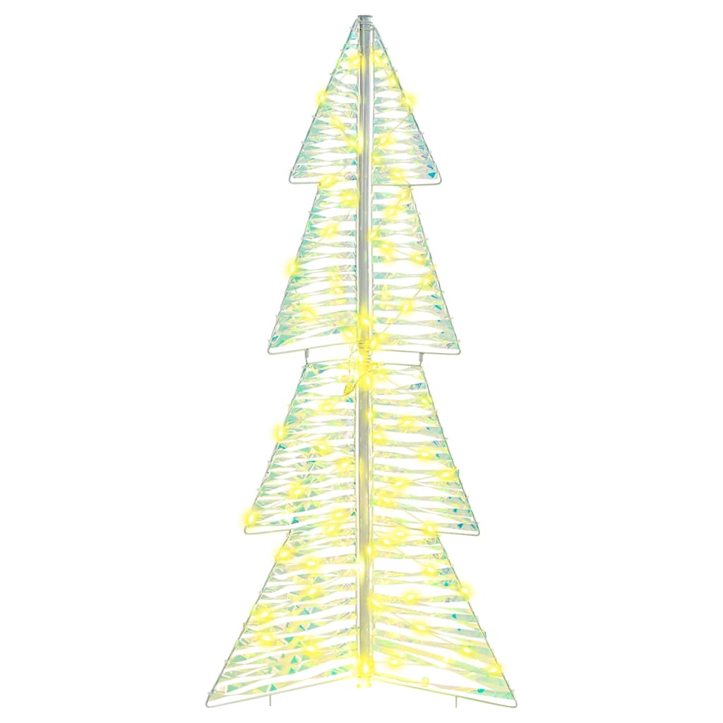 Juletræ 100 LED'er Varm hvid 120 cm PET
