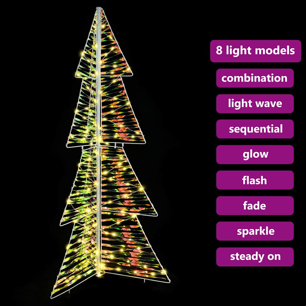 Juletræ 160 LED'er Varm hvid 150 cm PET