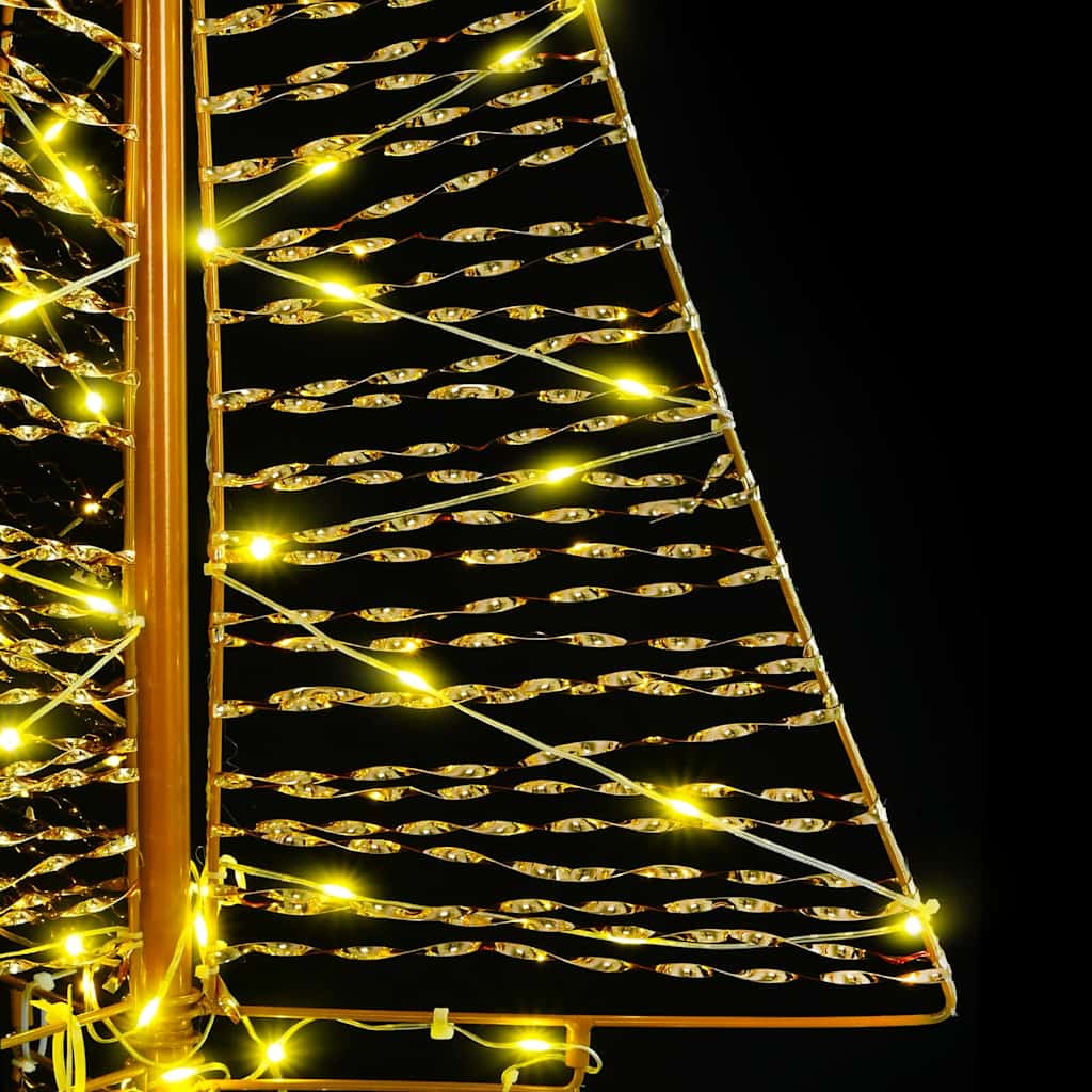 Juletræ 100 LED'er Varm hvid 120 cm PET