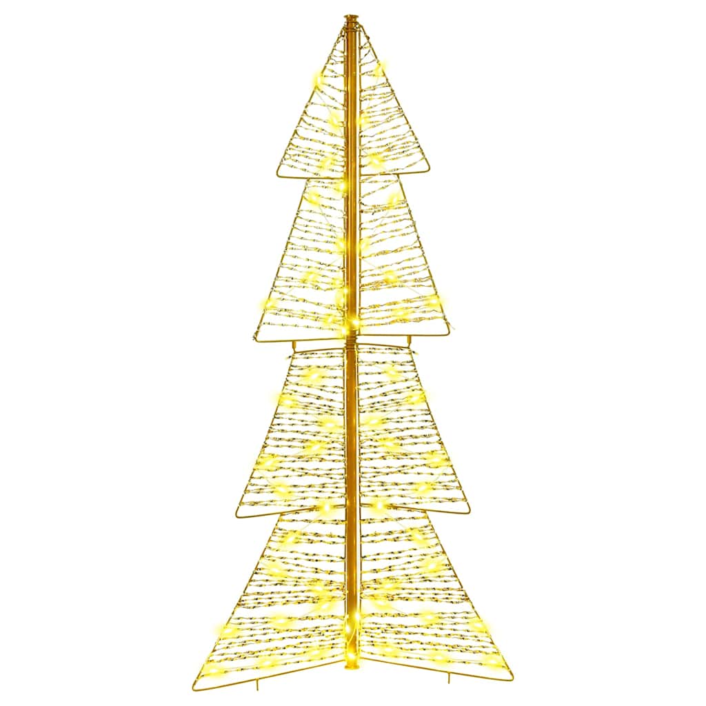 Juletræ 100 LED'er Varm hvid 120 cm PET