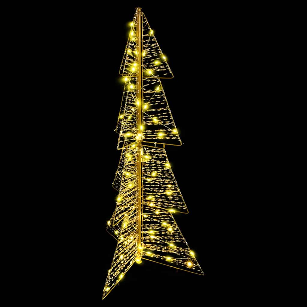 Juletræ 100 LED'er Varm hvid 120 cm PET