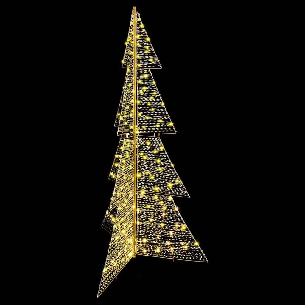 Juletræ 240 LED'er Varm hvid 180 cm PET