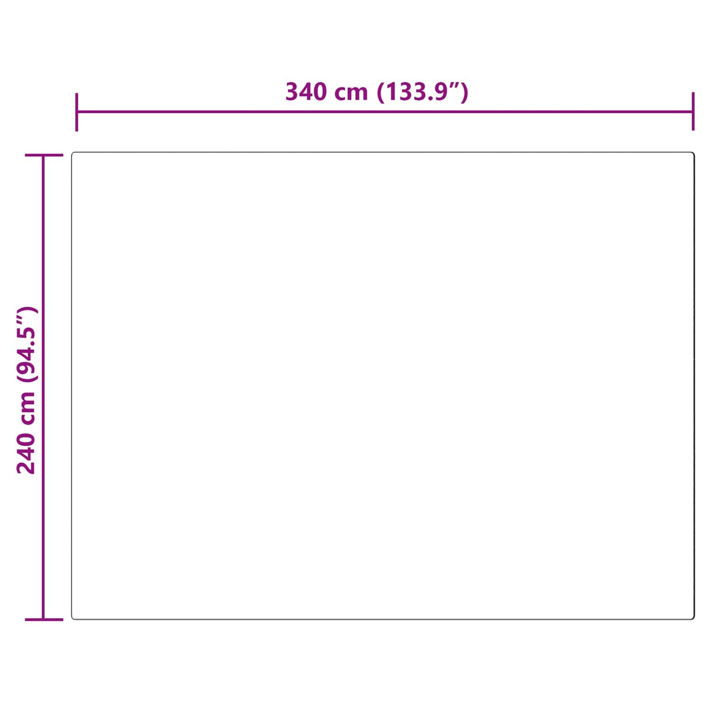 Fuskobbel lammeskindstæppe TAFALLA Hvid 240 x 340 cm Polyester