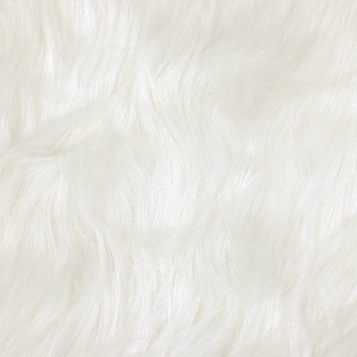 Fuskobbel lammeskindstæppe TAFALLA Hvid Ø 160 cm Polyester