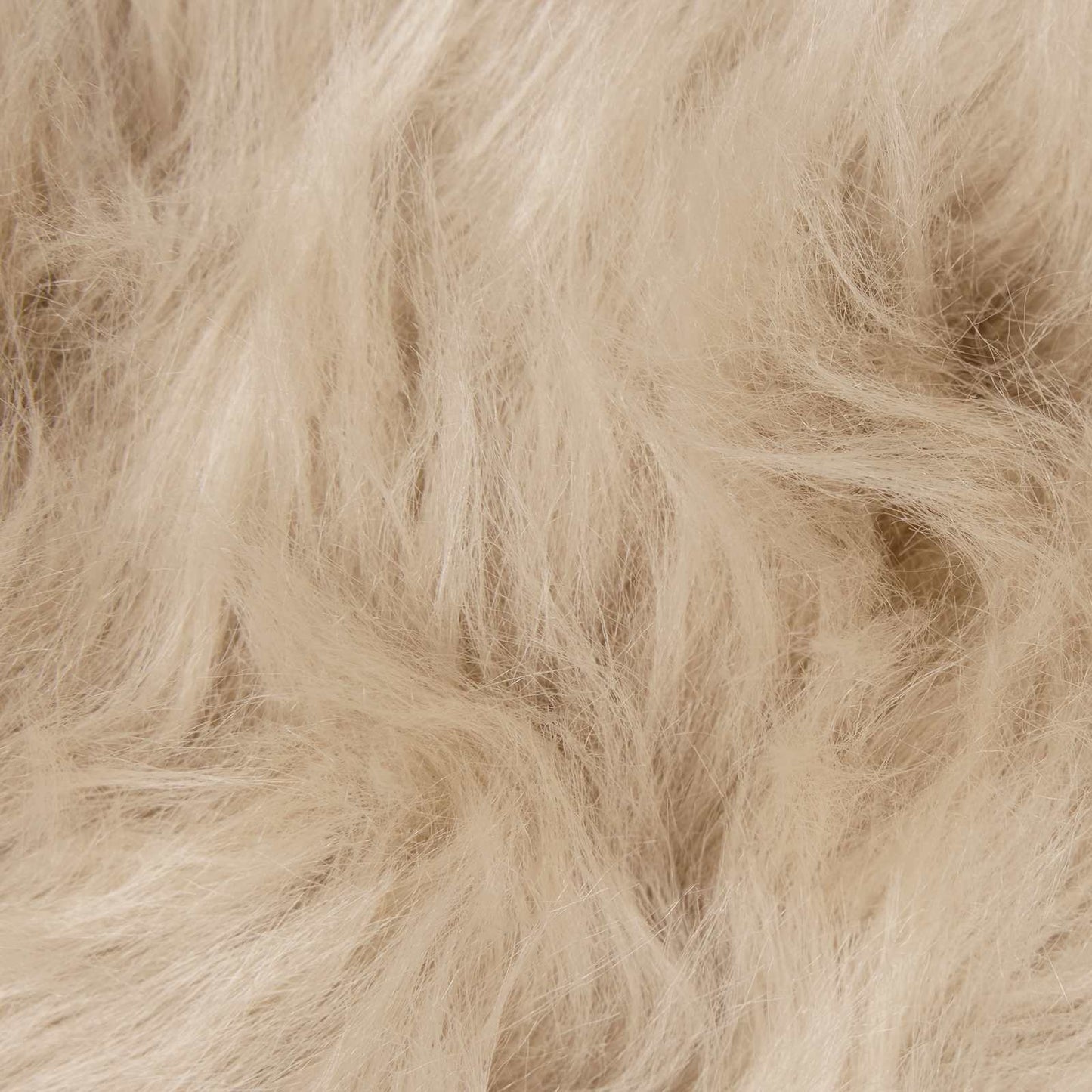 Fuskobbel lammeskindstæppe TAFALLA Beige 80 x 200 cm Polyester
