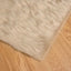 Fuskobbel lammeskindstæppe TAFALLA Beige 240 x 240 cm Polyester