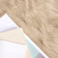 Fuskobbel lammeskindstæppe TAFALLA Beige Ø 80 cm Polyester