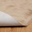 Fuskobbel lammeskindstæppe TAFALLA Beige Ø 100 cm Polyester