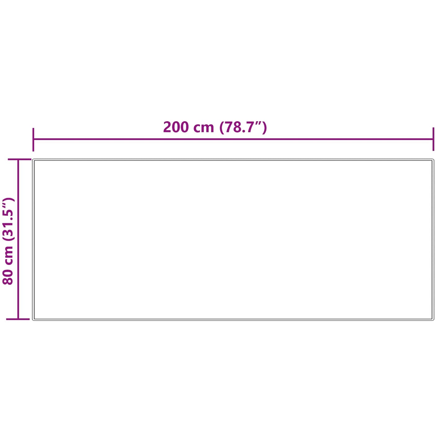 Fuskobbel lammeskindstæppe TAFALLA Cremefarvet 80 x 200 cm
