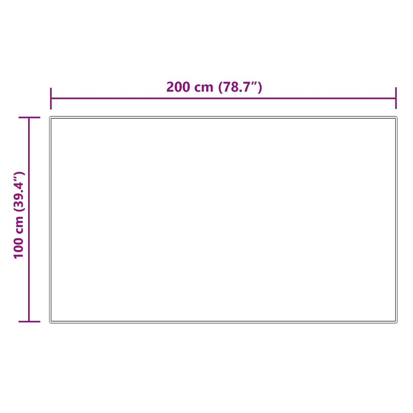 Fuskobbel lammeskindstæppe TAFALLA Cremefarvet 100 x 200 cm