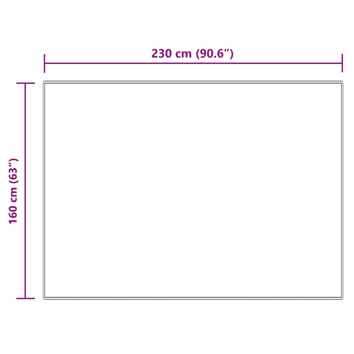 Fuskobbel lammeskindstæppe TAFALLA Cremefarvet 160 x 230 cm