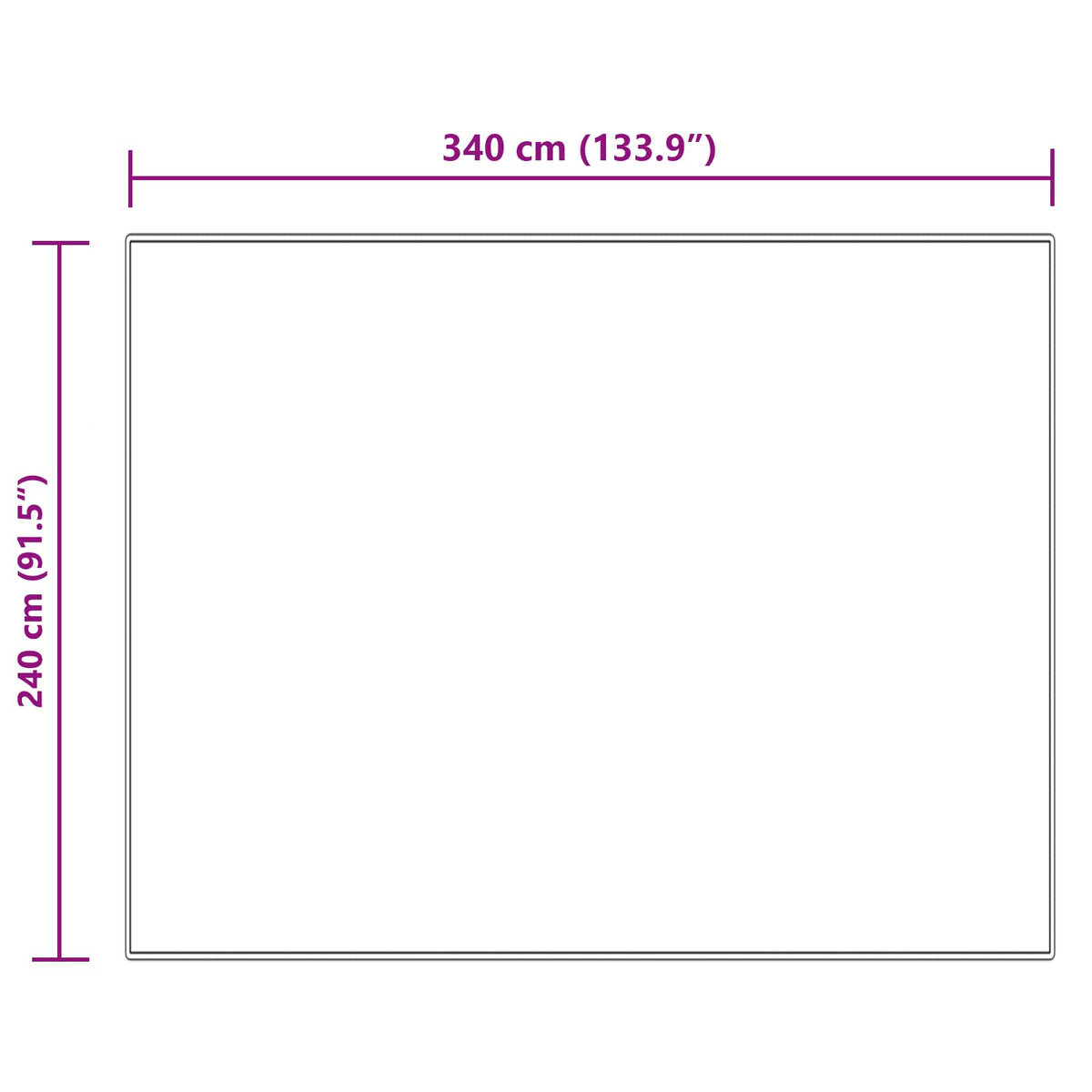 Fuskobbel lammeskindstæppe TAFALLA Cremefarvet 240 x 340 cm