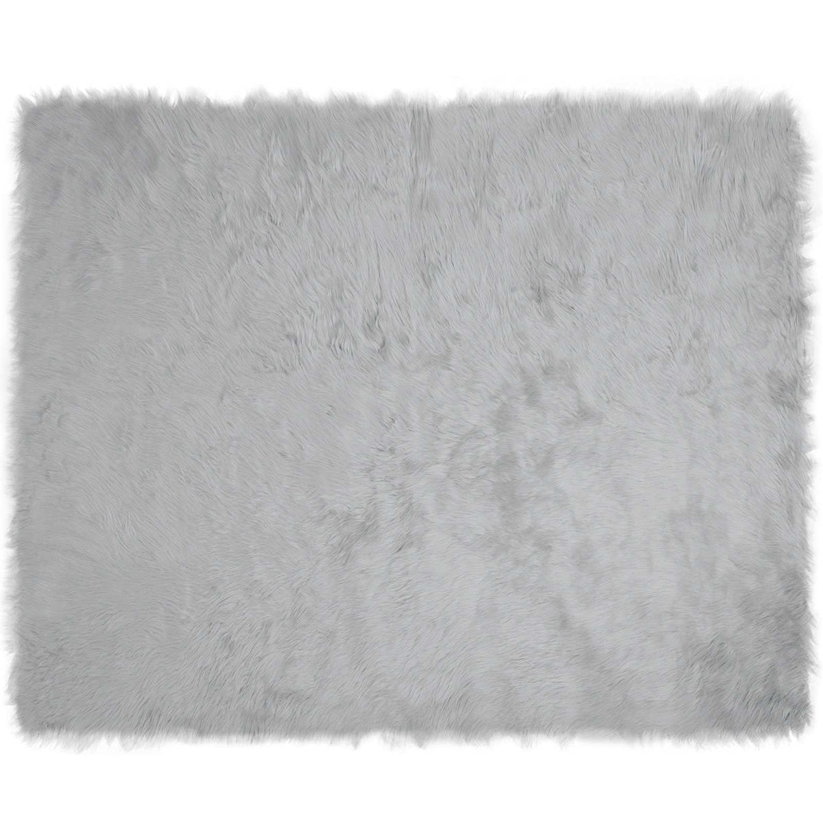 Fuskobbel lammeskindstæppe TAFALLA Grå 200 x 280 cm Polyester