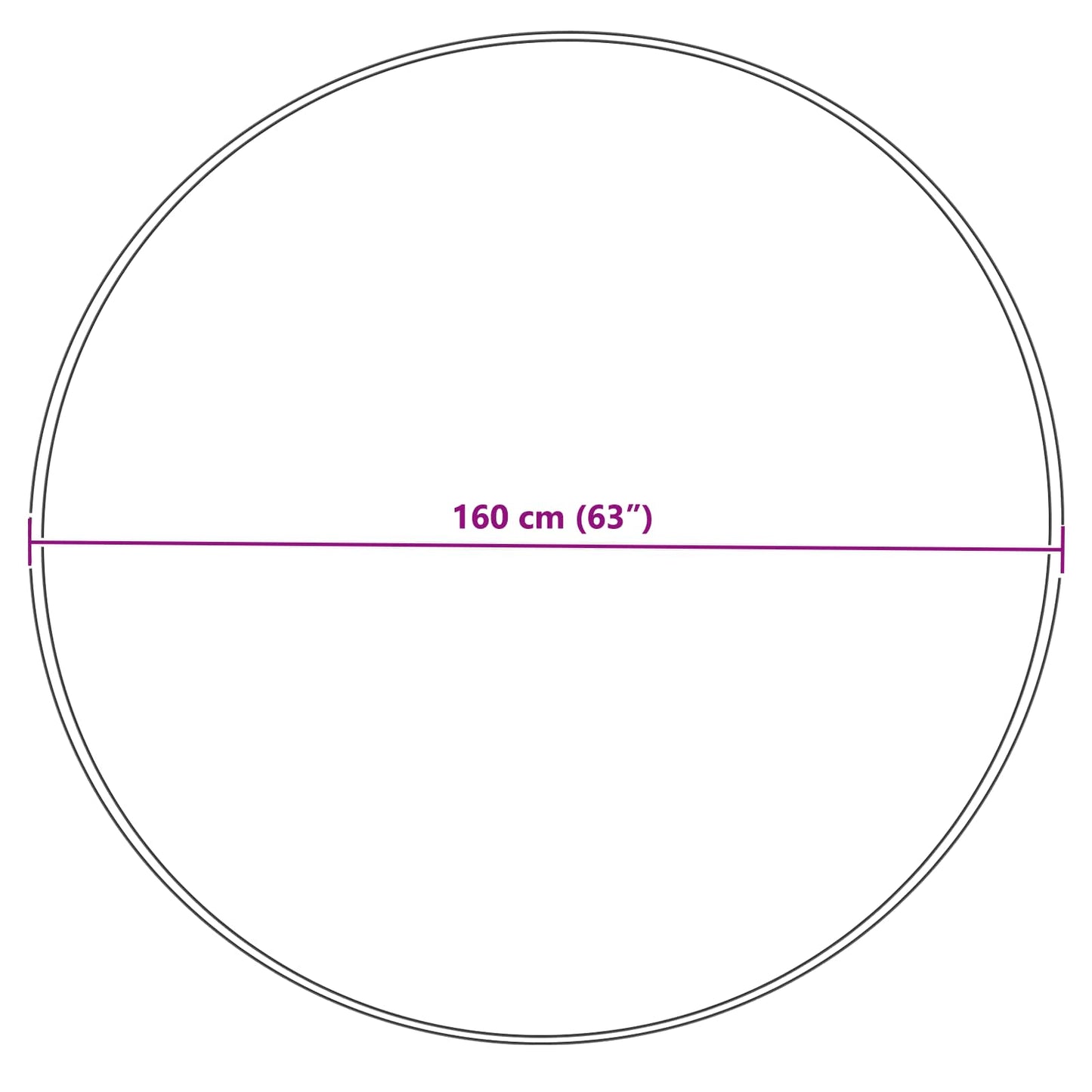 Fuskobbel lammeskindstæppe TAFALLA Grå Ø 160 cm Polyester
