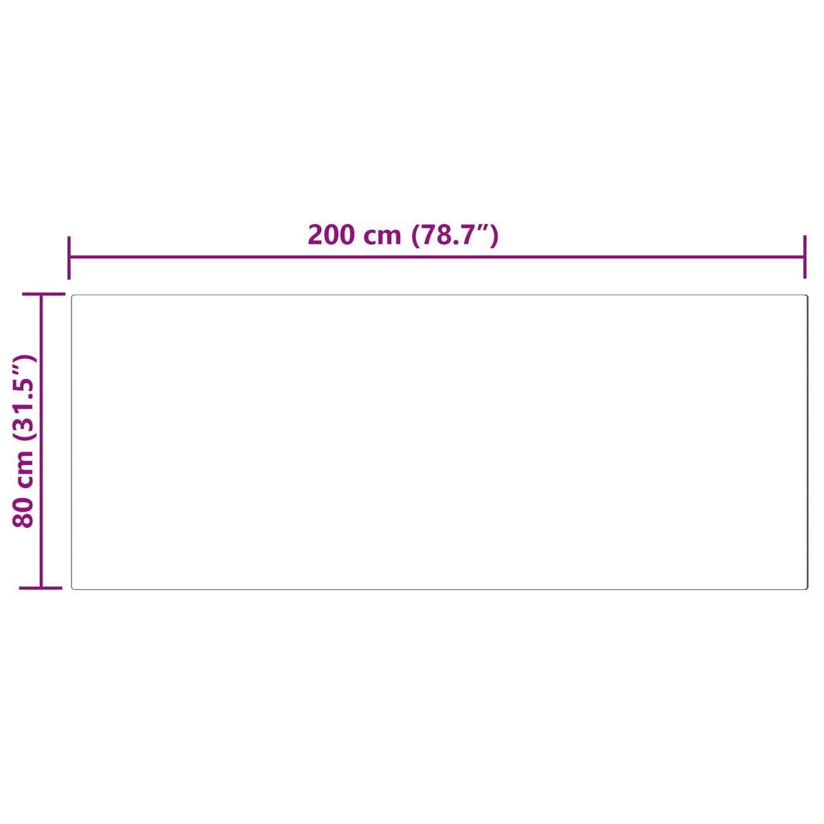Fuskobbel lammeskindstæppe TAFALLA Sort 80 x 200 cm Polyester