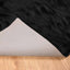 Fuskobbel lammeskindstæppe TAFALLA Sort 80 x 250 cm Polyester