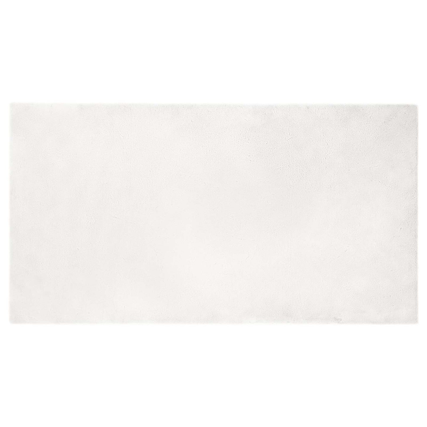 Skridsikker tæppe af kunstig kaninpels OLITE Hvid 60 x 110 cm