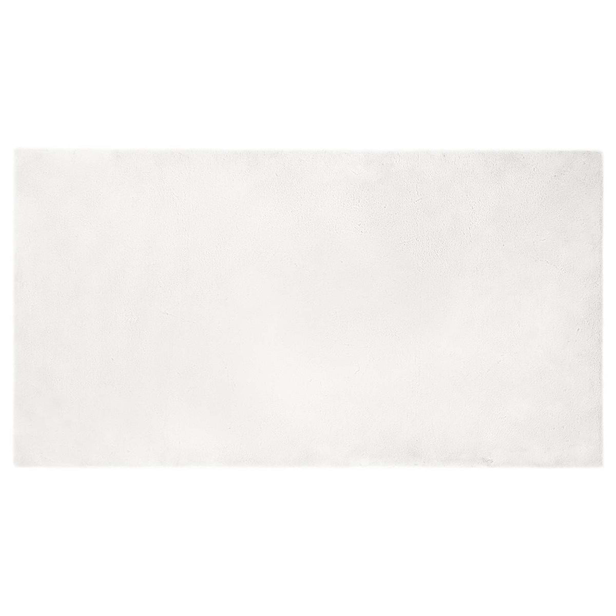 Skridsikker tæppe af kunstig kaninpels OLITE Hvid 80 x 150 cm
