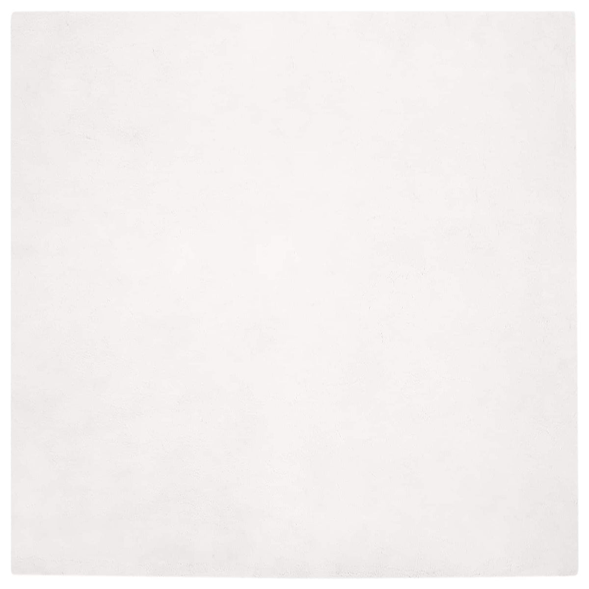 Skridsikker tæppe af kunstig kaninpels OLITE Hvid 200 x 200 cm