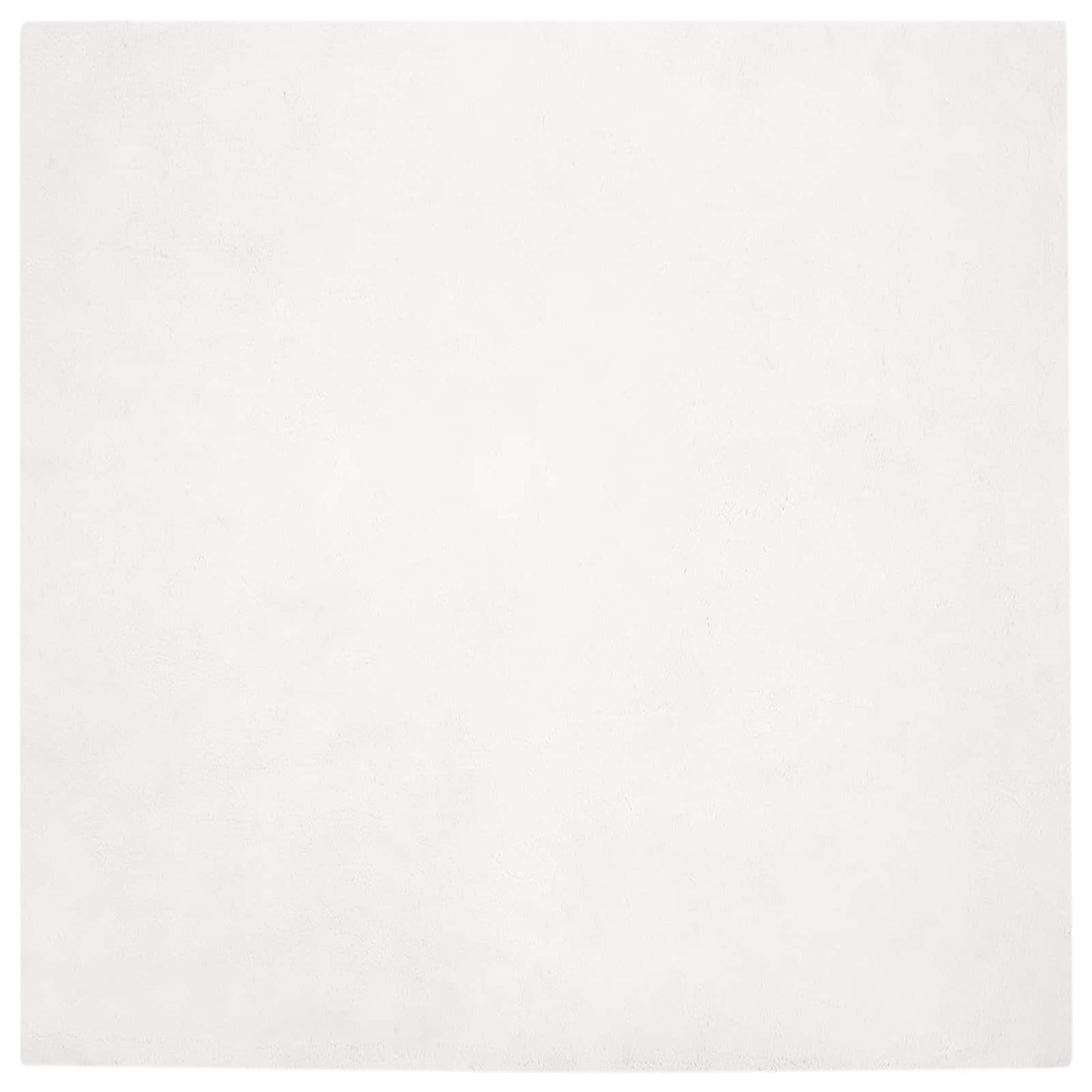 Skridsikker tæppe af kunstig kaninpels OLITE Hvid 240 x 240 cm