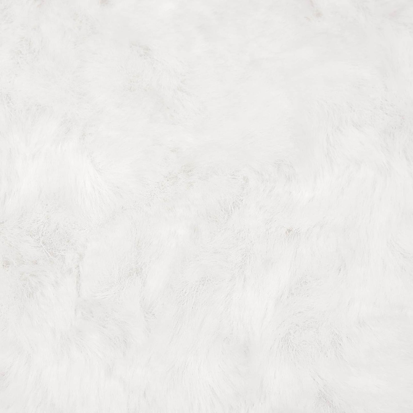 Skridsikker tæppe af kunstig kaninpels OLITE Hvid Ø 200 cm