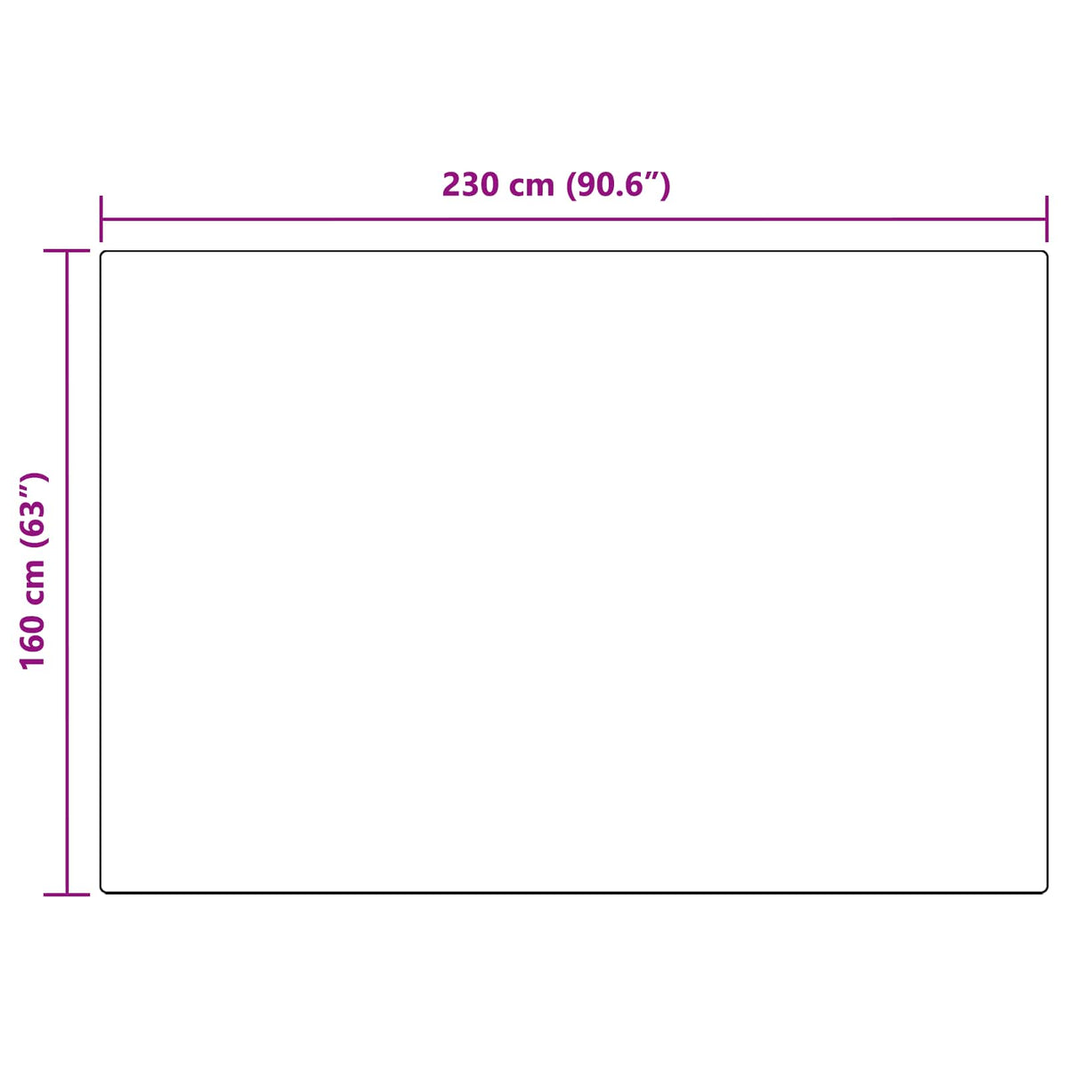 Skridsikker tæppe af kunstig kaninpels OLITE Beige 160 x 230 cm