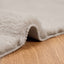 Skridsikker tæppe af kunstig kaninpels OLITE Beige 120 x 120 cm